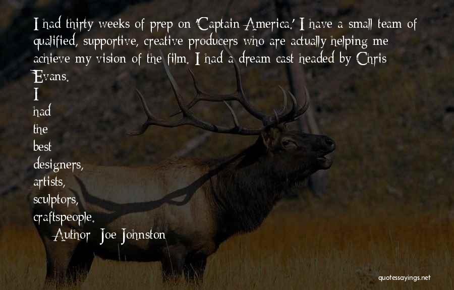 A Team Captain Quotes By Joe Johnston