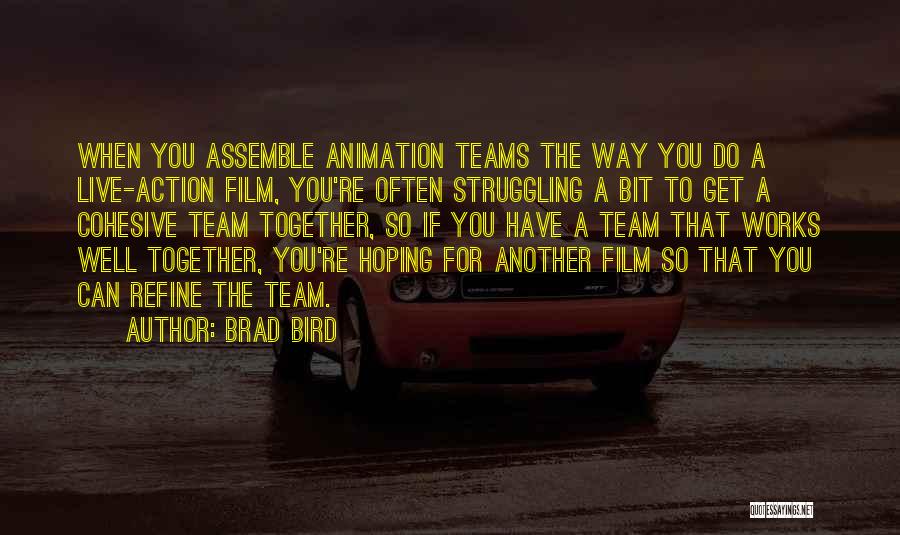 A Team Film Quotes By Brad Bird