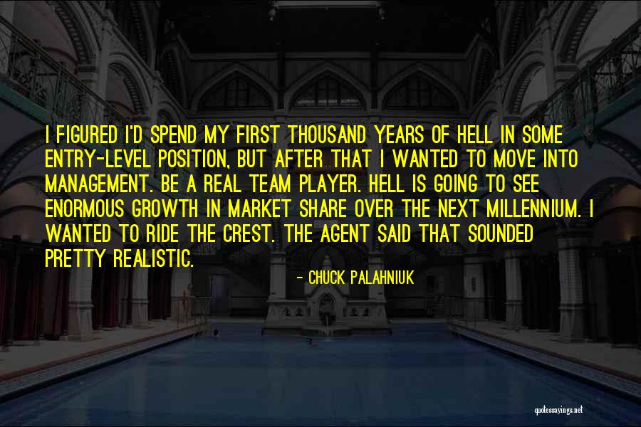 A Team Player Quotes By Chuck Palahniuk