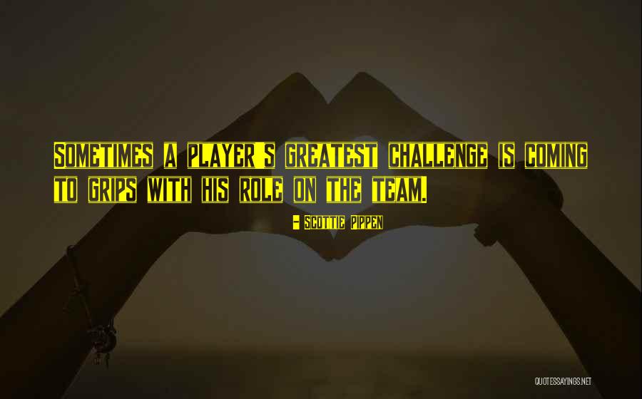 A Team Player Quotes By Scottie Pippen