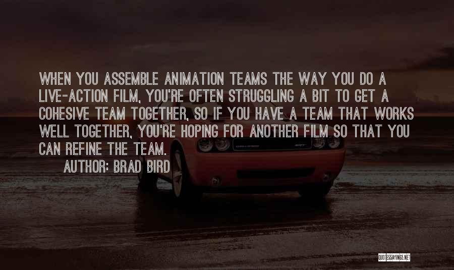 A Team Quotes By Brad Bird