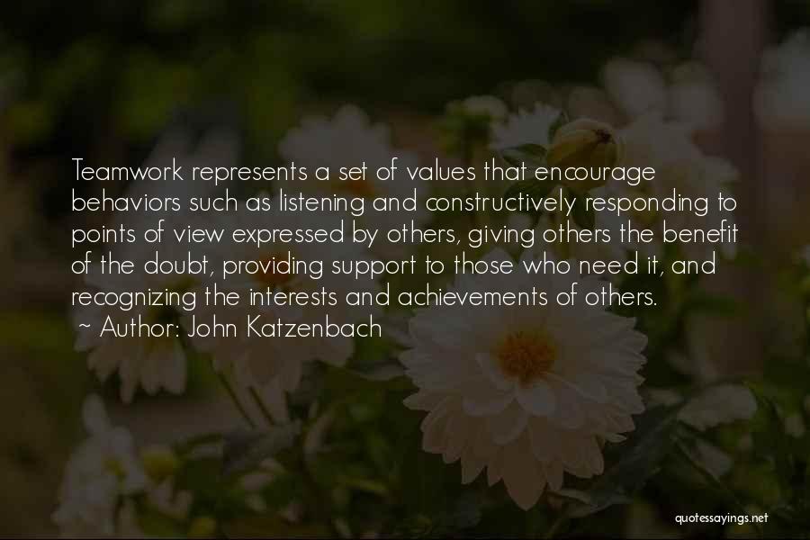 A Teamwork Quotes By John Katzenbach