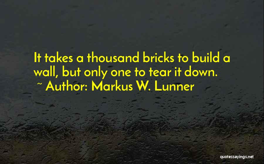 A Teamwork Quotes By Markus W. Lunner