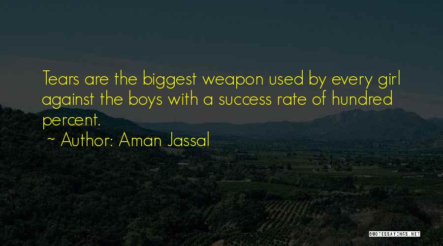 A Tear Quotes By Aman Jassal