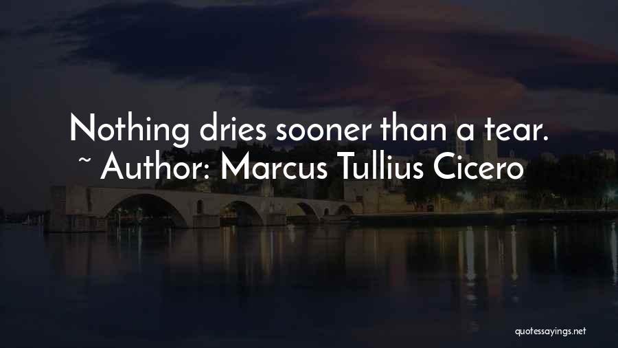 A Tear Quotes By Marcus Tullius Cicero