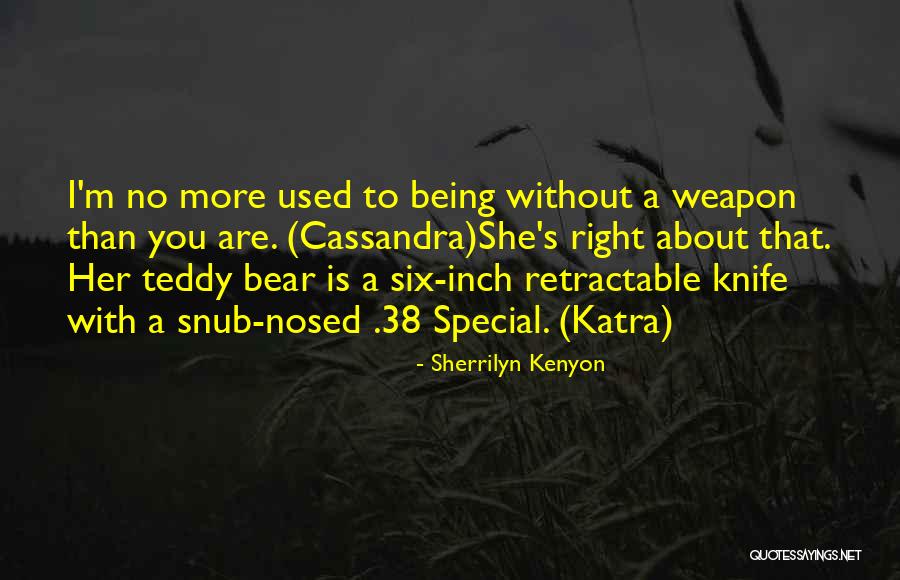 A Teddy Bear Quotes By Sherrilyn Kenyon A Teddy Bear Quotes By Sherrilyn Kenyon