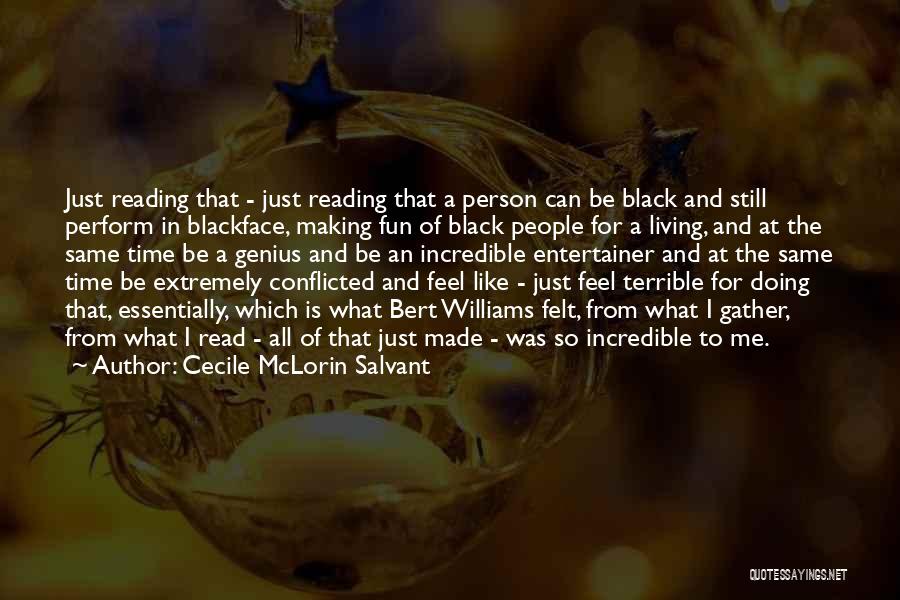 A Terrible Person Quotes By Cecile McLorin Salvant