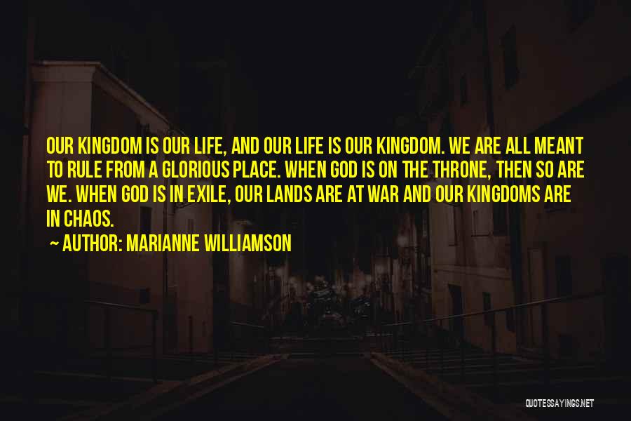 A Throne Quotes By Marianne Williamson