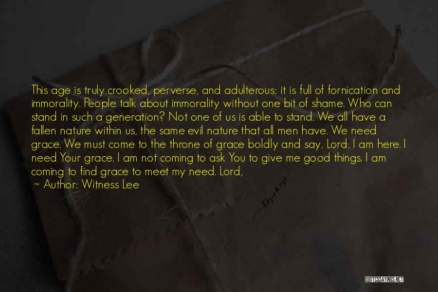 A Throne Quotes By Witness Lee