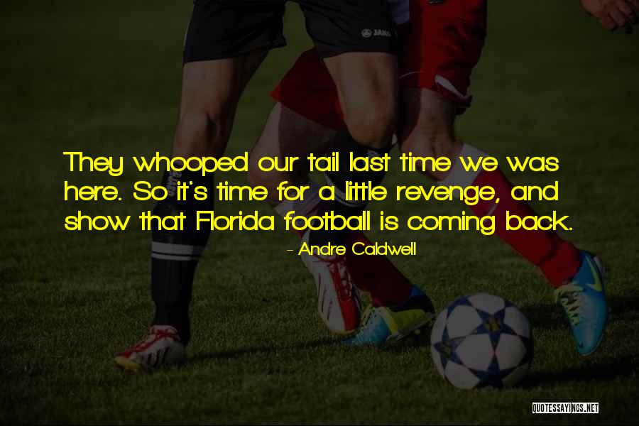 A Time For Revenge Quotes By Andre Caldwell A Time For Revenge Quotes By Andre Caldwell