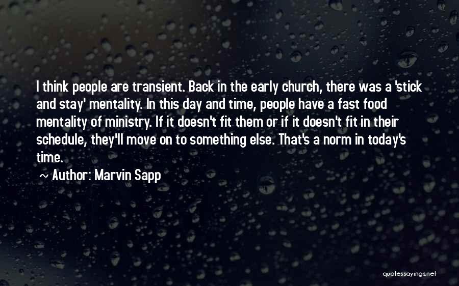 A Time To Move On Quotes By Marvin Sapp