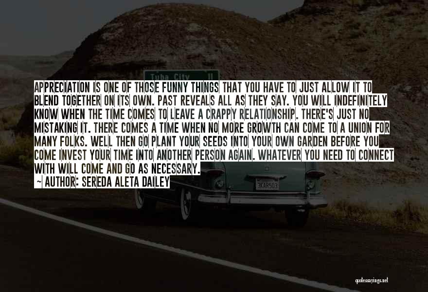 A Time To Move On Quotes By Sereda Aleta Dailey