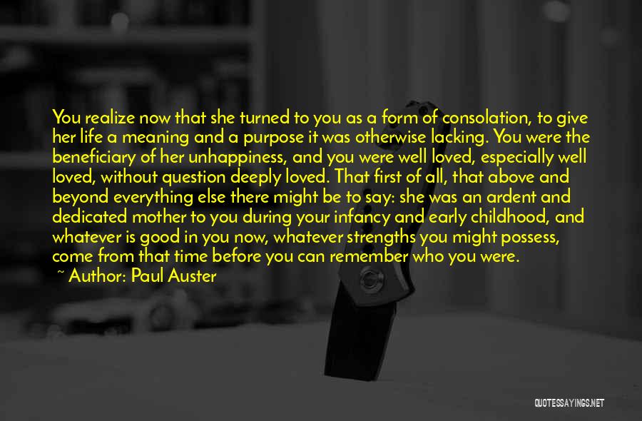 A Time To Remember Quotes By Paul Auster