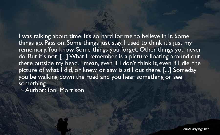 A Time To Remember Quotes By Toni Morrison