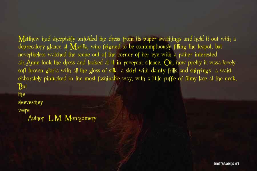 A To Z Filmy Quotes By L.M. Montgomery