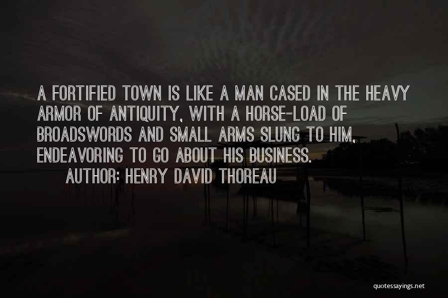 A Town Quotes By Henry David Thoreau