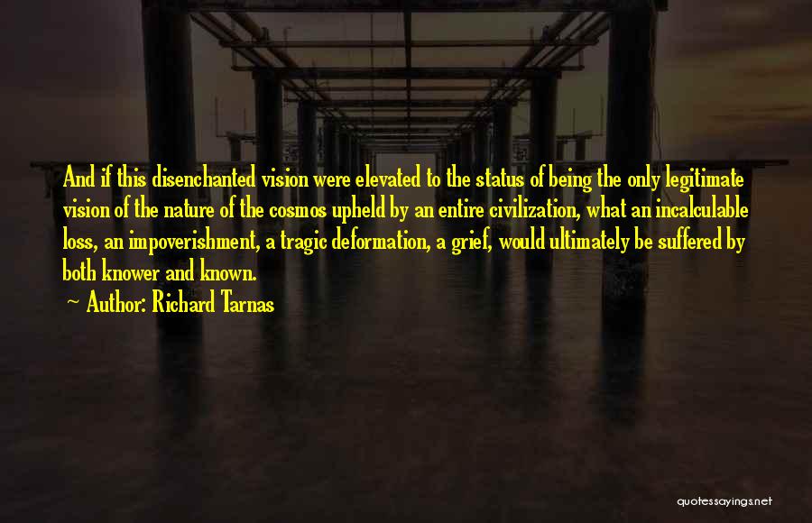 A Tragic Loss Quotes By Richard Tarnas