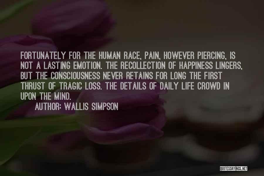 A Tragic Loss Quotes By Wallis Simpson
