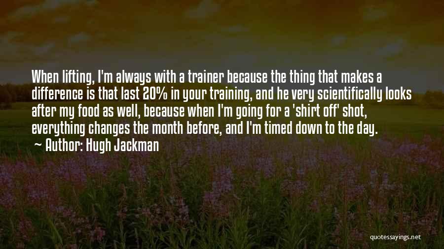 A Trainer Quotes By Hugh Jackman