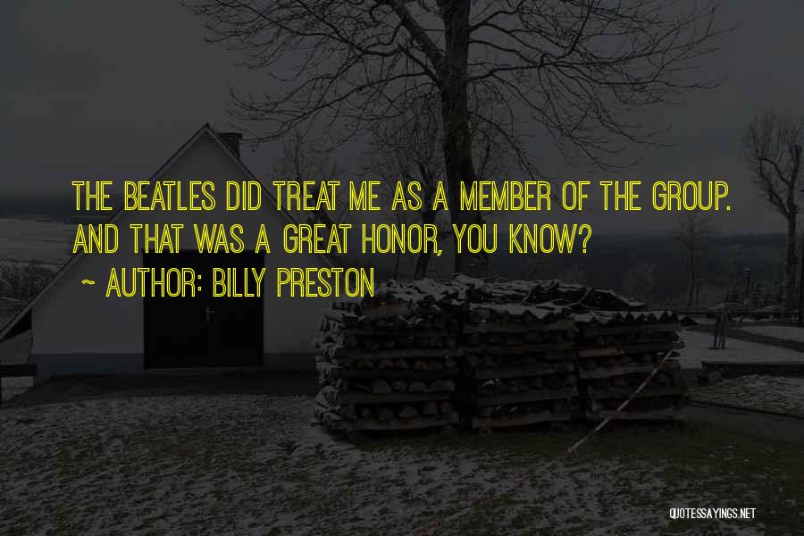 A Treat Quotes By Billy Preston