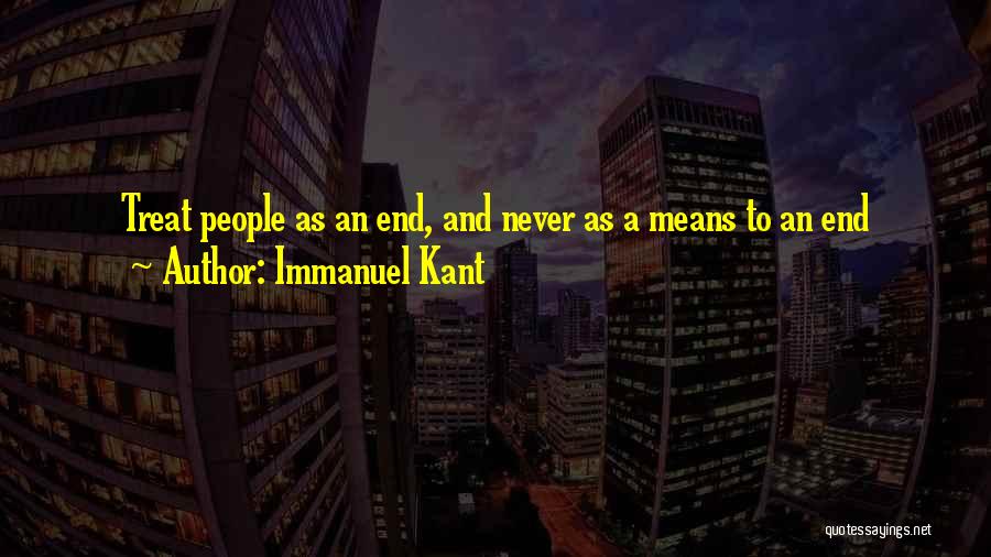 A Treat Quotes By Immanuel Kant