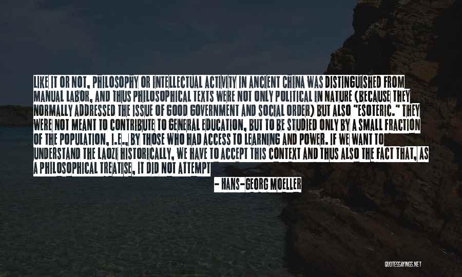 A Treatise Quotes By Hans-Georg Moeller A Treatise Quotes By Hans-Georg Moeller