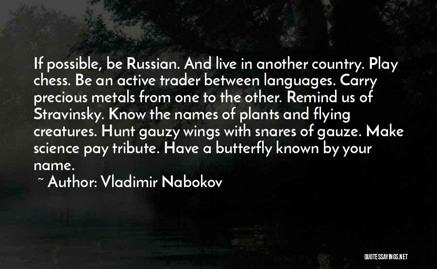 A Tribute Quotes By Vladimir Nabokov