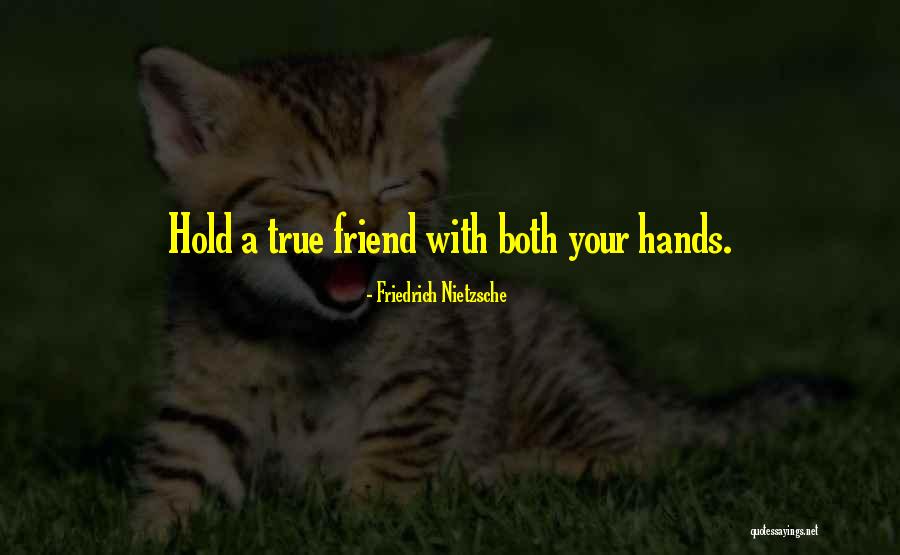 A True Best Friend Quotes By Friedrich Nietzsche