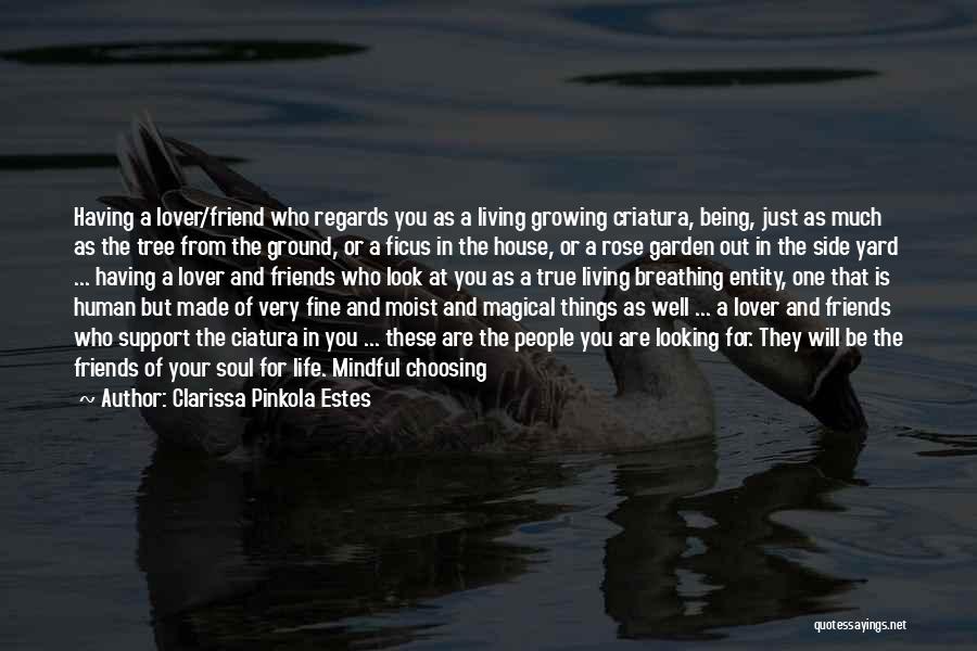 A True Friend Being There Quotes By Clarissa Pinkola Estes