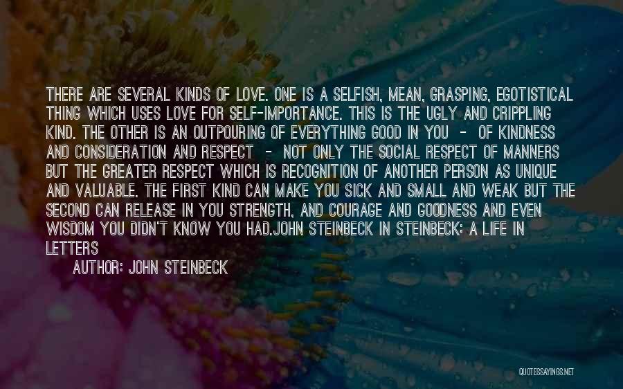 A Unique Kind Of Love Quotes By John Steinbeck