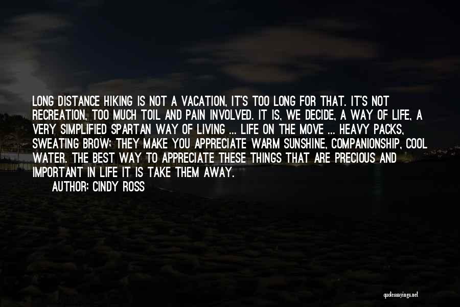 A Vacation Quotes By Cindy Ross