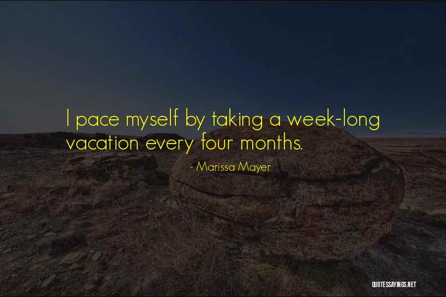 A Vacation Quotes By Marissa Mayer