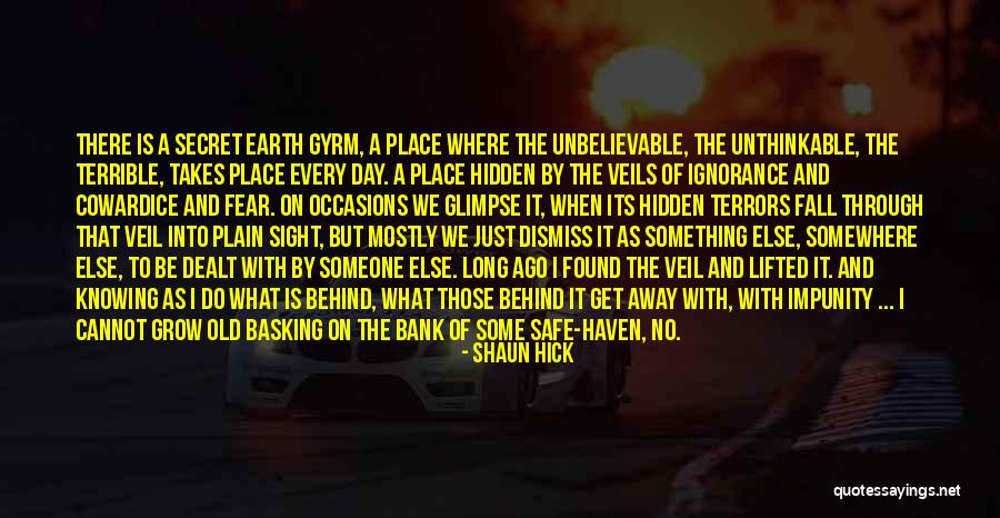 A Veil Quotes By Shaun Hick A Veil Quotes By Shaun Hick