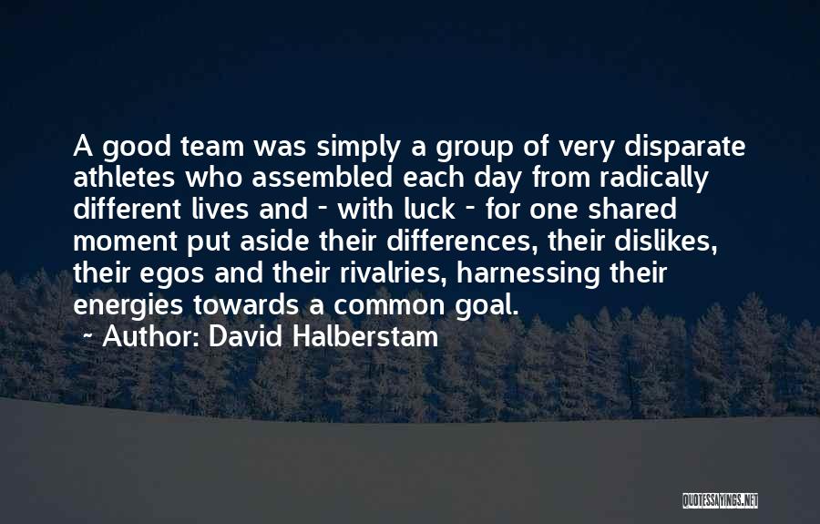 A Very Good Day Quotes By David Halberstam