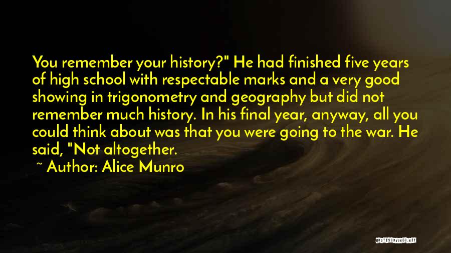 A Very Good Year Quotes By Alice Munro