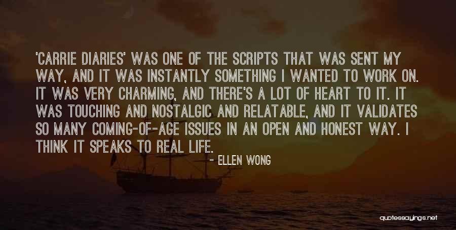 A Very Heart Touching Quotes By Ellen Wong A Very Heart Touching Quotes By Ellen Wong