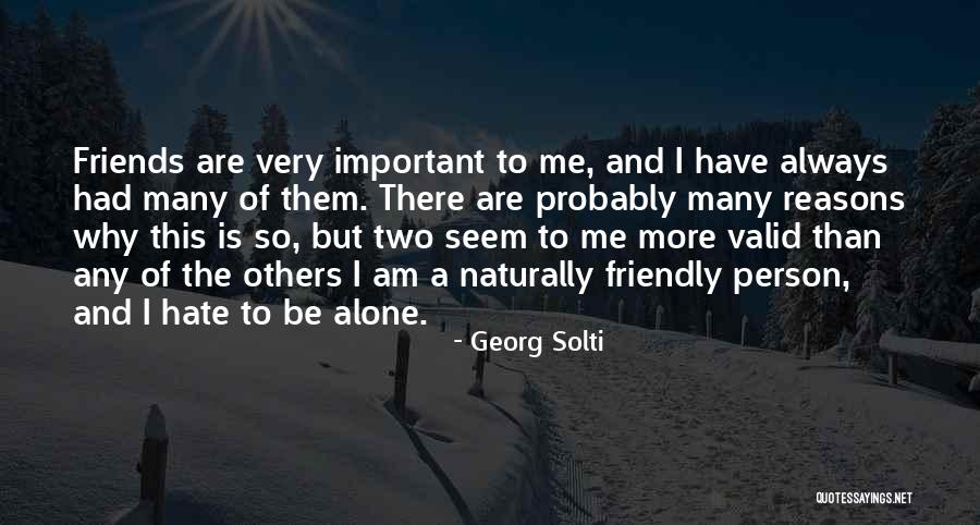 A Very Important Person Quotes By Georg Solti