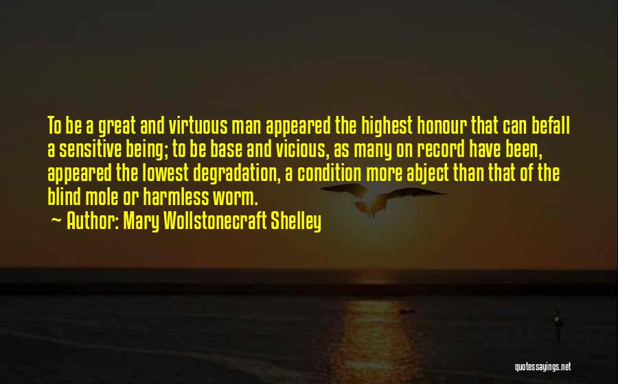 A Virtuous Man Quotes By Mary Wollstonecraft Shelley