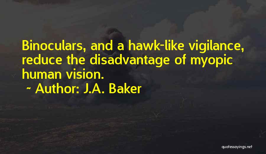 A Vision Quotes By J.A. Baker