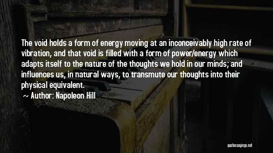 A Void Quotes By Napoleon Hill