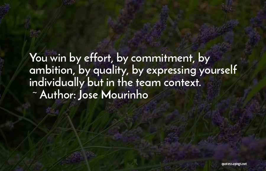 A Volleyball Team Quotes By Jose Mourinho