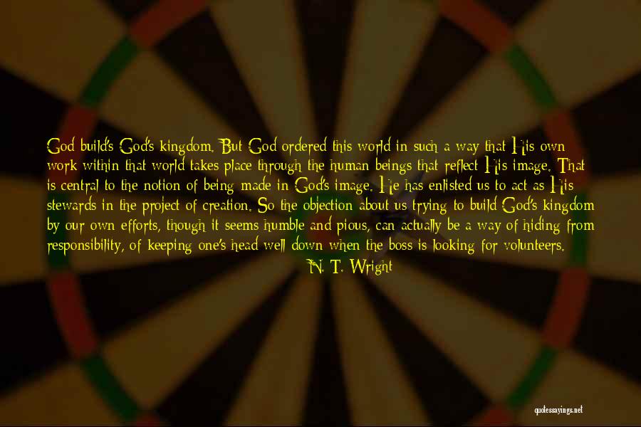 A Volunteer Quotes By N. T. Wright A Volunteer Quotes By N. T. Wright