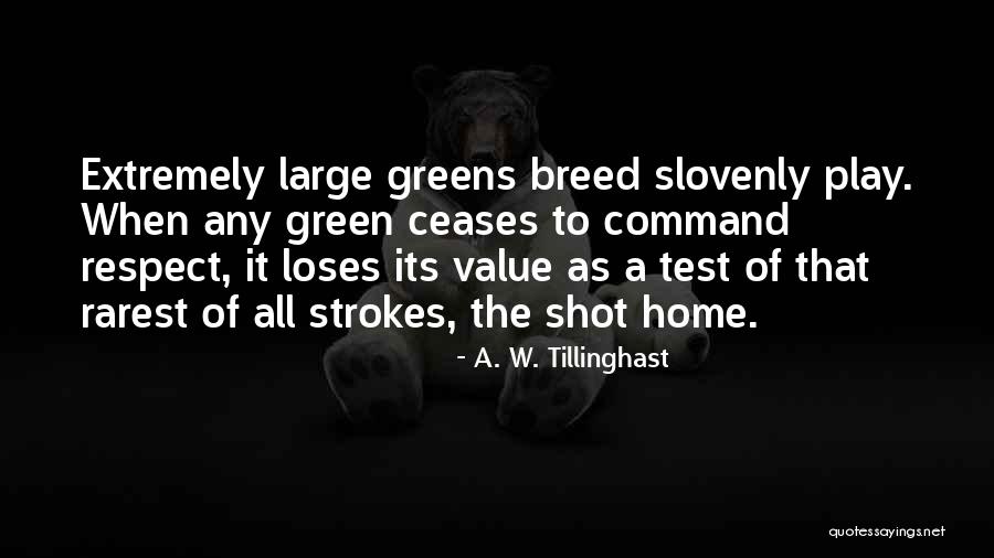 A. W. Tillinghast Quotes 1259663