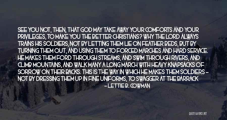 A Walk In The Park Quotes By Lettie B. Cowman A Walk In The Park Quotes By Lettie B. Cowman
