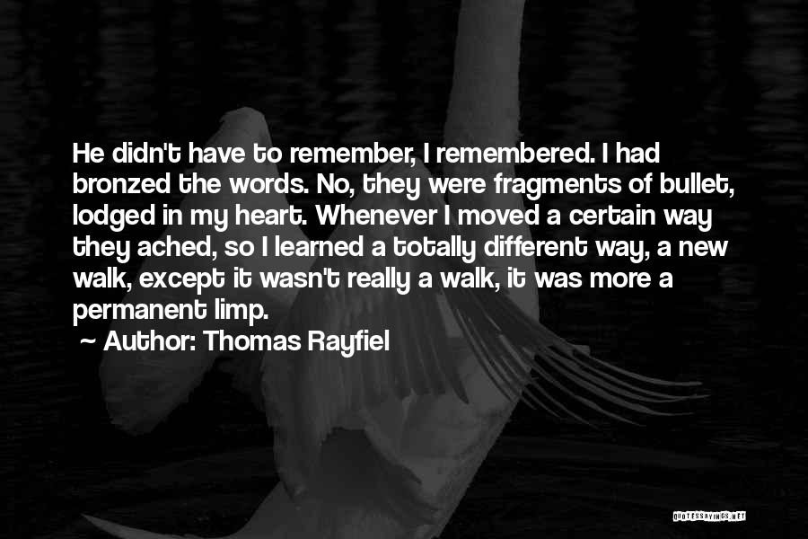 A Walk To Remember Quotes By Thomas Rayfiel