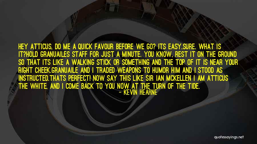 A Walking Stick Quotes By Kevin Hearne A Walking Stick Quotes By Kevin Hearne