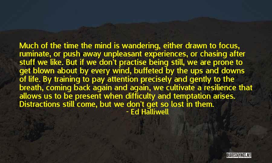 A Wandering Mind Quotes By Ed Halliwell A Wandering Mind Quotes By Ed Halliwell
