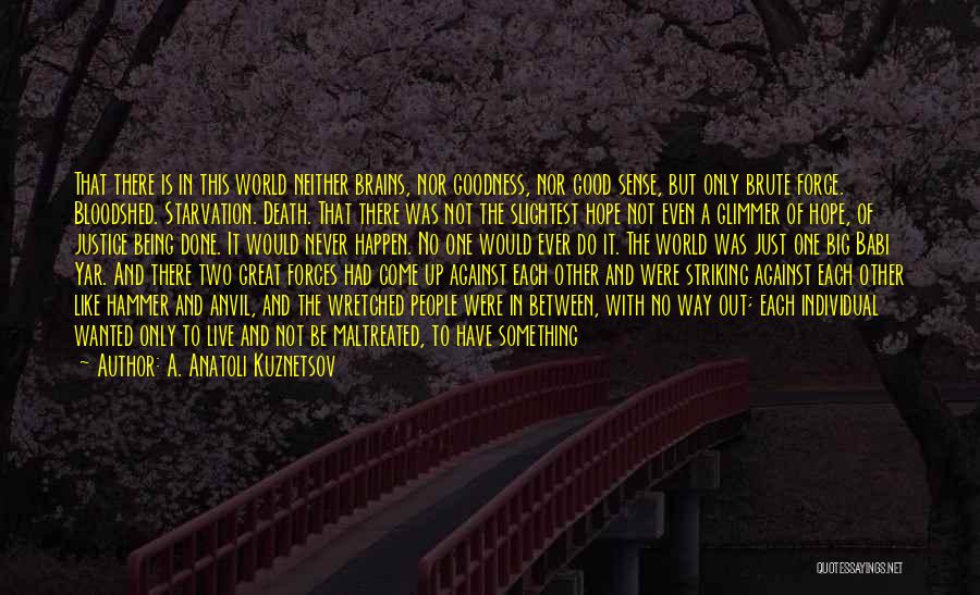 A War Like No Other Quotes By A. Anatoli Kuznetsov