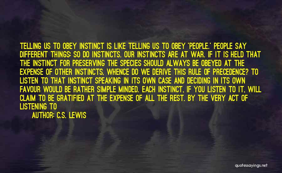 A War Like No Other Quotes By C.S. Lewis