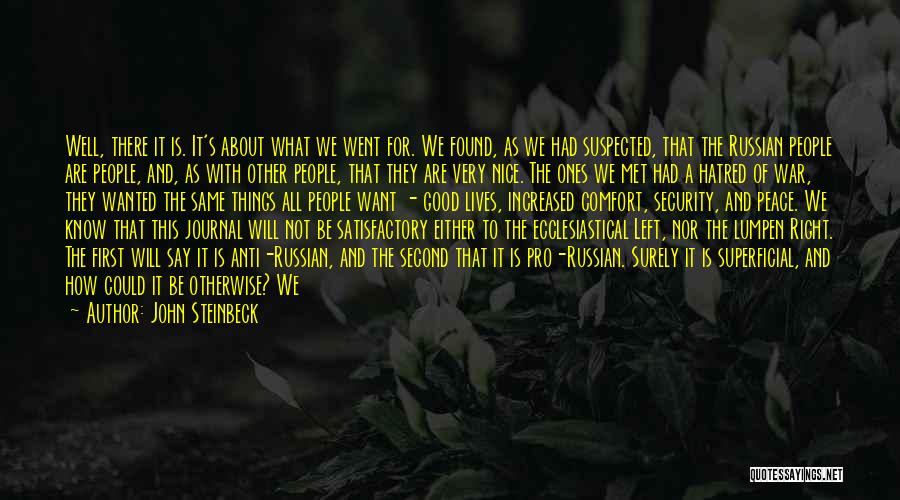 A War Like No Other Quotes By John Steinbeck